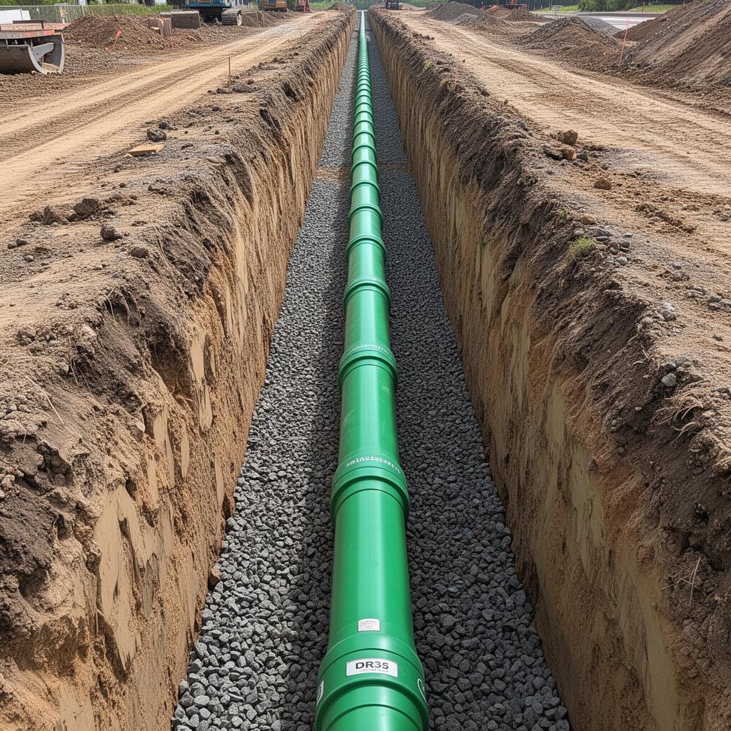 Sanitary Trench Work